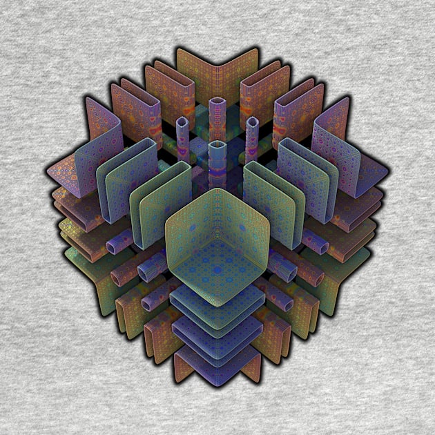 3-D Fractal Cube by lyle58